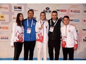 Milli taekwondocu Livanur üçüncü oldu