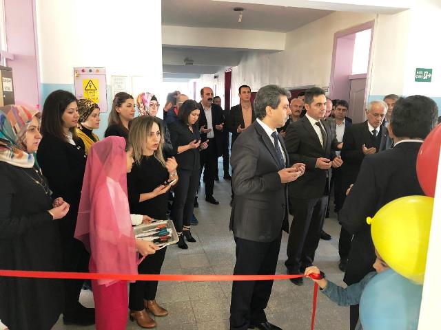 İçeri Çumra’da öğrencilere yeni kütüphane