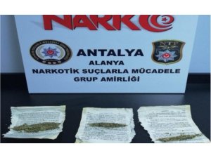 Alanya’da uyuşturucu operasyonu