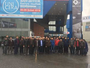 İTSO üyeleri UNICERA Fuarı’nı gezdi