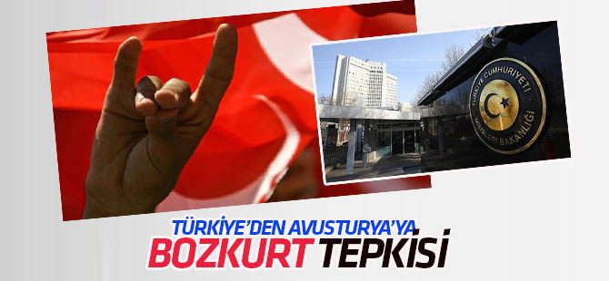 Dışişleri’nden Avusturya’ya "bozkurt işareti" tepkisi