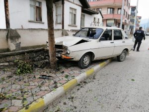 Otomobil ağaca çarptı: 2 yaralı
