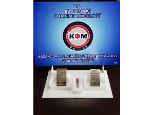 Bolu’da, platin ve civa ile yakalanan sürücü tutuklandı