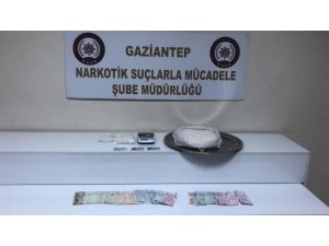 Gaziantep’te 3 kilogram uyuşturucu ele geçirildi