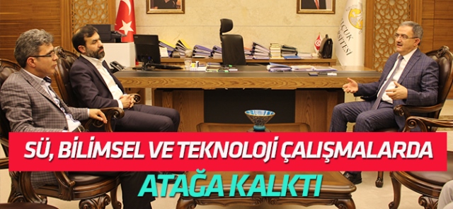 SÜ, bilimsel ve teknoloji çalışmalarında  Atağa kalktı