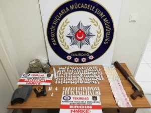 Tekirdağ’da uyuşturucu operasyonunda 3 kişi yakalandı