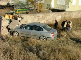 Konya'da trafik kazası: 1 yaralı