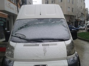 Tekirdağ’da kar yağışı