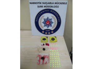 Düzce’de 3 uyuşturucu taciri tutuklandı