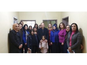Başkan Epcim, kursiyerlerle bir araya geldi