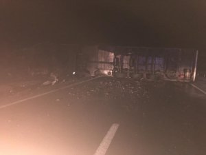 Altıntaş’ta trafik kazası: 1 yaralı