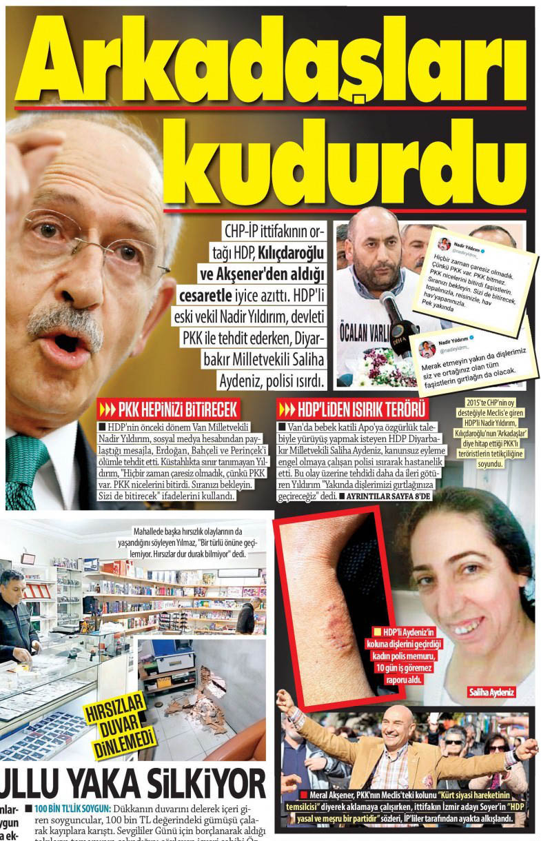 'Arkadaşları kudurdu'