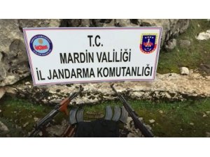 Mardin’de mühimmat ve yaşam malzemesi ele geçirildi