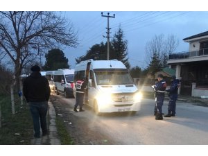 Jandarma’dan servis araçlarına sıkı denetim