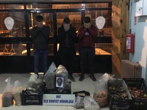 Pazardan sebze meyve çalan şüpheliler yakalandı