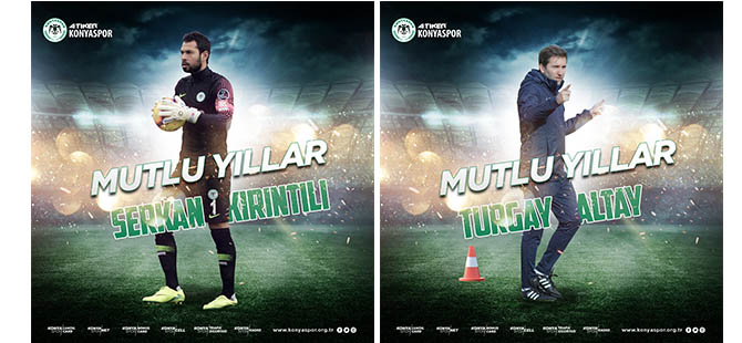 Konyaspor’dan kutlama