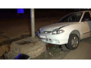 Kırıkkale’de sürat kaza getirdi: 2 yaralı
