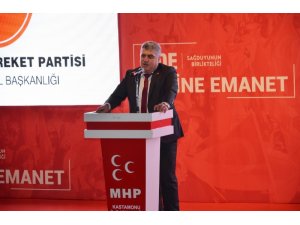 MHP İl Başkanlığı Cide Belediye Başkanı adayını tanıttı