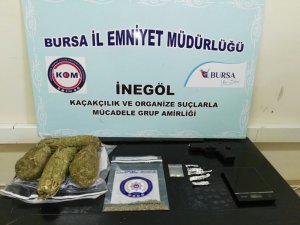 İnegöl’de uyuşturucu operasyonu