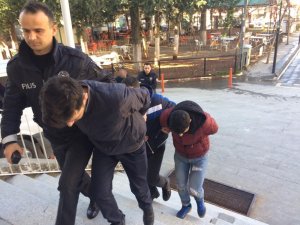 Okul hırsızları adliyeye sevk edildi