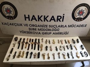 Hakkari’de kaçakçılık operasyonu