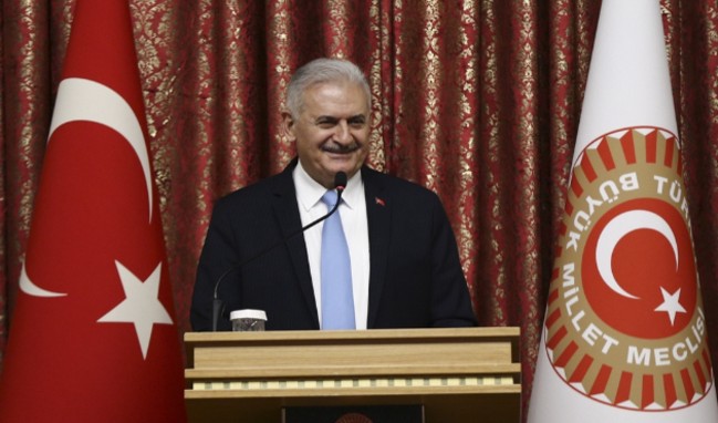 Binali Yıldırım Meclis Başkanlığı'na veda etti!
