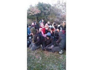 Çanakkale’de 59 mülteci yakalandı
