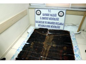 Kayseri’de 13. yüzyıldan kalma tablo ele geçirildi