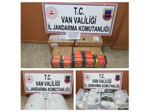 Van’da 495 kilogram kaçak çay ele geçirildi