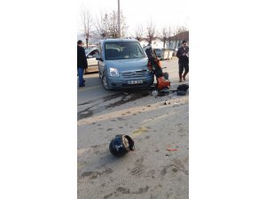 Köyceğiz’de otomobille, motosiklet çarpıştı: 1 yaralı