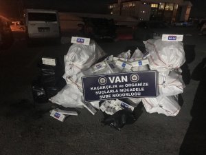Van’da kaçak sigara operasyonu
