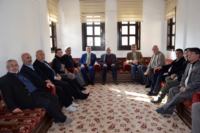 Şimşek’ten Konya Muhtarlar Derneğine,Ziyaret