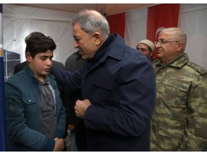 Bakan Akar ve Orgeneral Güler Erzurum'da