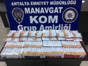 Antalya’da kaçak sigara operasyonu