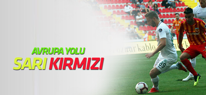 Avrupa yolu sarı-kırmızı