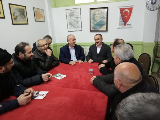 Kaymakam Bayraktar, gurbetçilerle buluştu