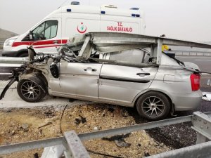 Manisa’da trafik kazası: 3 yaralı