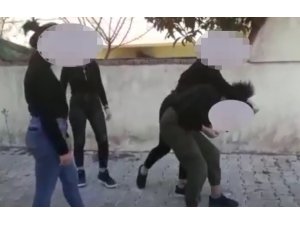 Didim’de kız öğrencilerin kavgası pes dedirtti