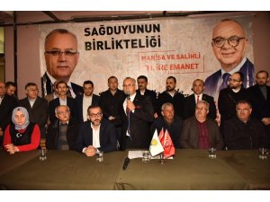 Cumhur İttifakı Salihli’de tam kadro sahaya indi