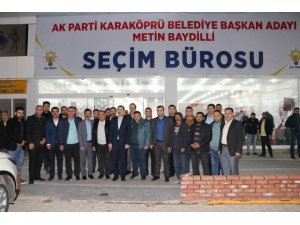 Başkan Adayı Baydilli seçim bürosunda vatandaşları ağırlıyor