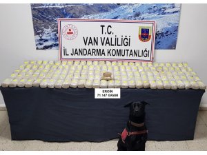 Van’da 71 kilo 147 gram eroin ele geçirildi