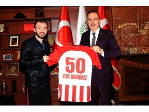 Afrin gazisine Nevşehir Belediyespor forması