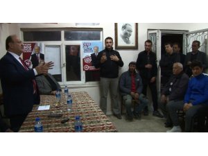 Başkan Özakcan’a Serçeköy Mahallesi sakinleriyle bir araya geldi