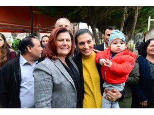 Özlem Çerçioğlu, Dereağzı Mahallesini ziyaret etti