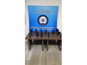 Trabzon Polisi’nden kaçak silah operasyonu