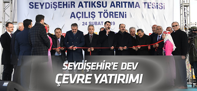 Seydişehir'e Dev Çevre Yatırımı