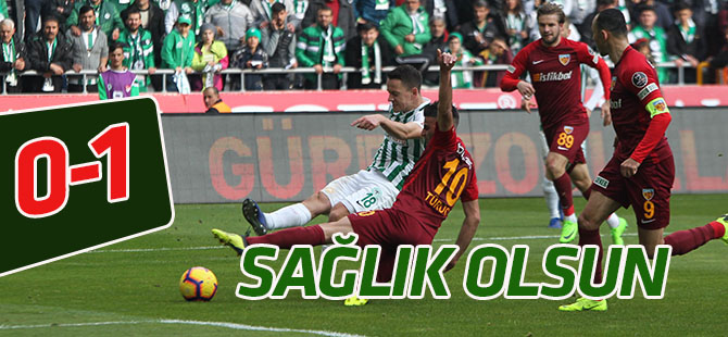 Atiker Konyaspor: 0 - İstikbal Mobilya Kayserispor: 1
