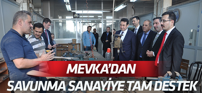 MEVKA’dan savunma sanayiye tam destek