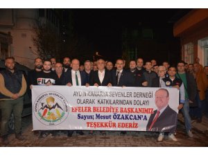 Kanarya sevenlerden Özakcan’a destek sözü