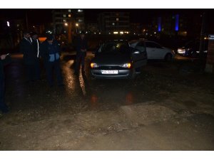 Sürücü ve hamile olan eşi hayatlarının şokunu yaşadı